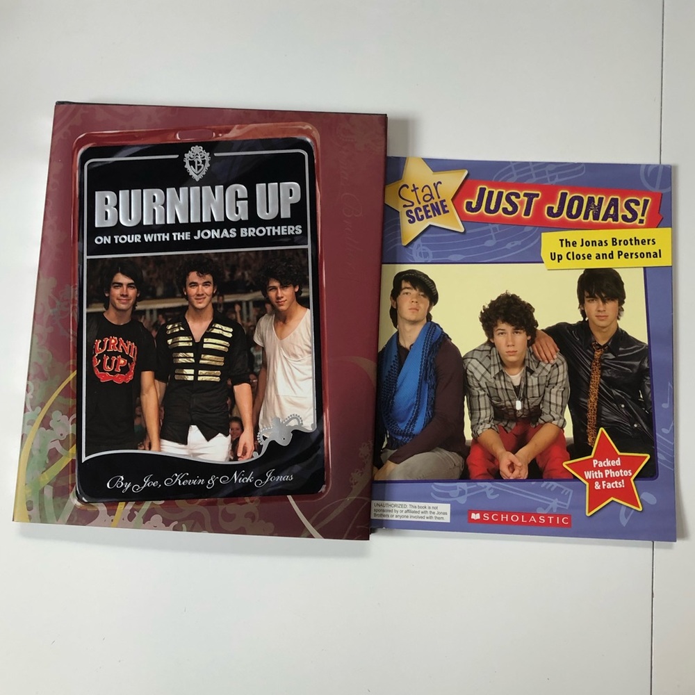 SET of 2 - Jonas Brothers books